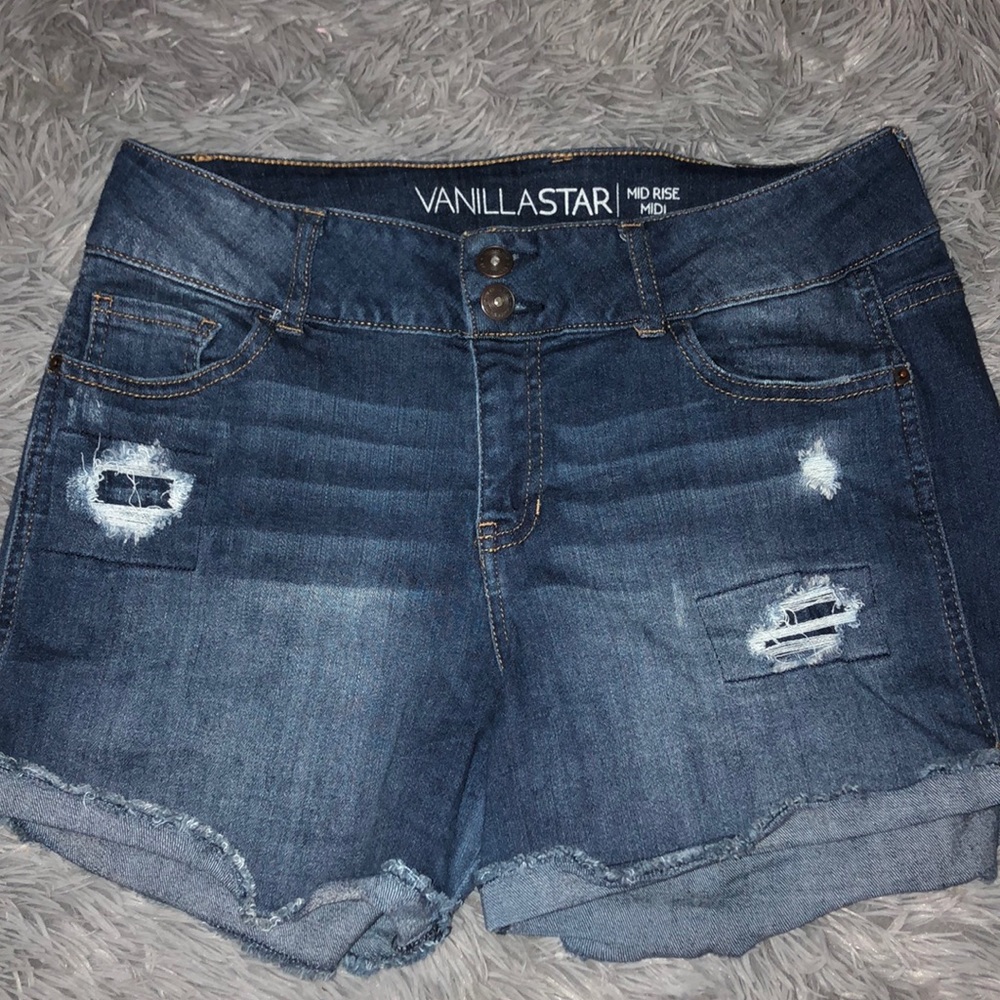 Vanilla star jean shorts